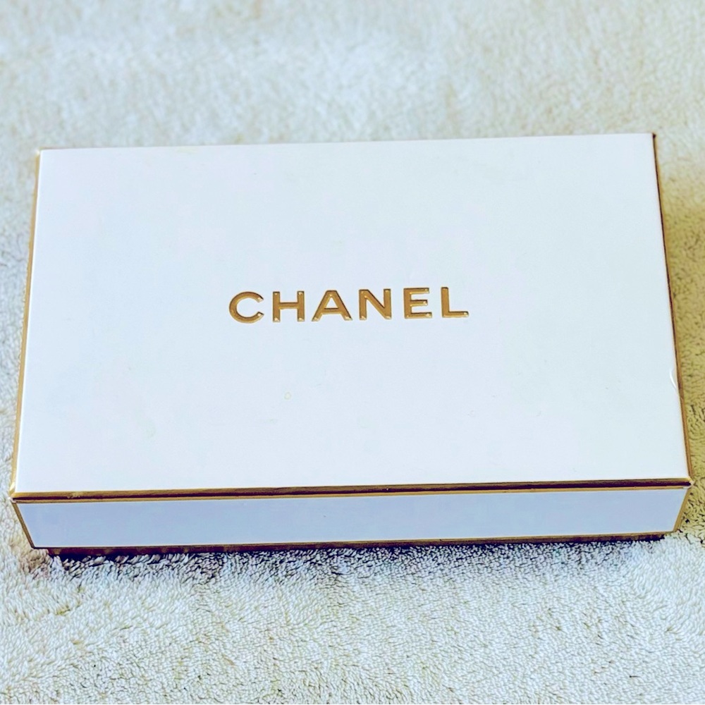 Chanel White and Gold Box